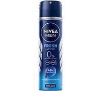 NIVEA MEN Fresh Active deodorant spray (150 ml), deodorant without aluminium (ACH) for 48h protection and long-lasting freshness, deodorant with highly effective formula and sea extracts