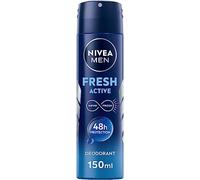 Nivea Men Fresh Active Deodorant Spray, 150 ml, Pack of 6