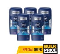 Nivea Men Fresh Active Stick Deodorant Alu-Free 48H Protection Quick Dry 5-Pack