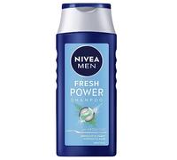 NIVEA MEN Fresh Power Shampoo with Menthol, Silicone Free Hair Shampoo Refreshes and Strengthens Scalp & Hair, pH Optimised Hair Care with Fresh Kick (250 ml)