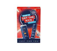 Nivea Men Get The Kick Shower & Deodorant Duo Gift Set | 2-Piece Refreshing Grooming Set