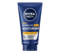 NIVEA MEN Hydrocare SPF15 Moisturiser (75ml), Mens Face Cream For Dry Skin, Moisturiser With SPF For UVA/UVB Protection, Lightweight and Non-Greasy Formula With Aloe Vera and Provitamin B5
