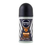NIVEA Men Invisible Black & White Deodorant Roll-On Anti-Perspirant Pack of 3 x 50 ml