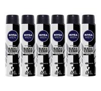 NIVEA MEN Invisible for Black & White Original Anti-Perspirant Deodorant Spray (250ml), 0% Alcohol Aerosol Spray, Anti-Mark Men's Anti-Perspirant