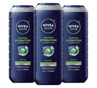 NIVEA Men Maximum Hydration 3 in 1 Body Wash 16.9 Fluid Ounce (Pack of 3)