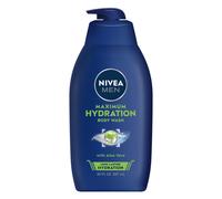 Nivea Men Maximum Hydration Body Wash Aloe Vera Body Wash for Dry Skin 30 Fl Oz Pump Bottle