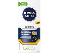 NIVEA Men Moisturizing Cream, Face Cream for Men with Chamomile, Face Care for Sensitive Skin, Men's Skin Care with SPF 15, Sensitive Skin (75 ml)