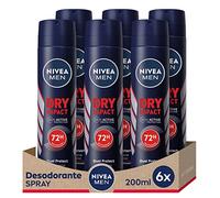 Nivea Men Nivea Spray Dry Impact Men - 200 ml - Pack of 6