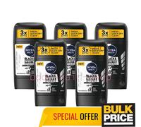 Nivea Men Original Invisible BW Stick Deodorant Anti-Stain 48H Protection 5-Pack