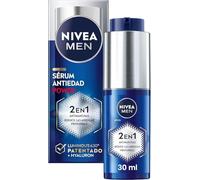 NIVEA MEN Power Anti-Ageing Serum 2-in-1 Anti-Wrinkle and Anti-Wrinkle (1 x 30 ml), Moisturising Face Serum with Luminous 630 for Men, Anti-Stain Serum with Hyaluronic Acid