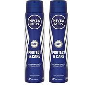 Nivea Men Protect and Care 48 Hours Anti-Perspirant Spray, 250 ml (Pack of 2)