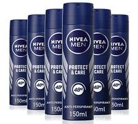 Nivea Men Protect and Care Anti-Perspirant Deodorant Spray 150 ml - Pack of 6
