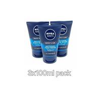 Nivea Men protect & care deep cleaning face wash with Aloe Vera Pack Of 3x100ml