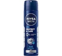 NIVEA MEN Protect & Care Deodorant Spray, Skin-Friendly Deodorant Spray without Aluminium (ACH) with 48h Deodorant Protection, Nourishing Deodorant without Ethyl Alcohol (150 ml)