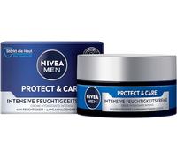 NIVEA MEN Protect & Care Intensive Moisturising Cream, Soothing Face Care for Men, 48-Hour Moisturising Face Cream with Aloe Vera and Pro Vitamin B5 (50 ml)