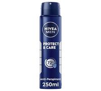 NIVEA MEN Protect & Care - Anti-Perspirant Deodorant Spray - Non-Irritating Men's Deodorant - 48h Protection - Quick Dry Formula - 0% Ethyl Alcohol - All Skin Types - Pack 250 ml x 6