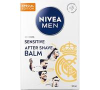 NIVEA MEN REAL MADRID Sensitive Soothing Aftershave Lotion for Sensitive Skin 24h Moisturizing, 100ml