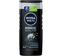 NIVEA MEN Rock Salts Shower Gel (250 ml), Shower Gel with Natural Rock Salts, Effective Shower Gel for a Cleaned, Refreshed Skin Feeling