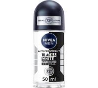 NIVEA MEN Invisible Black & White Anti-Perspirant Deodorant Roll On 50ml