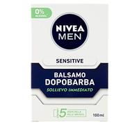NIVEA MEN Sensitive Aftershave Balm Extra Gentle in Pack of 100 ml, Men's Aftershave with Chamomile Extract and Vitamin E, Beard Balm Sensitive Skin