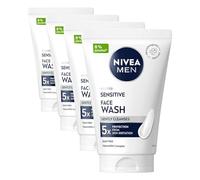 NIVEA MEN® Sensitive Face Wash 100ml (Pack of 4)