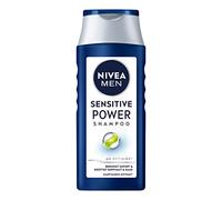 NIVEA MEN Sensitive Power Shampoo, Soothing Men's Shampoo with Hemp Seed Extract for Daily Use, Hair Shampoo for Itchy and Irritated Scalp (250 ml)