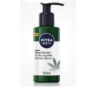 NIVEA MEN Sensitive Pro Ultra Calming Facial Balm (150 ml), Aftershave Balm Enriched with Hemp Seed Oil and Vitamin E for Stress-Minimising Face