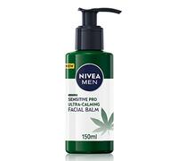 NIVEA MEN Sensitive Pro Ultra Calming Facial Balm (150 ml), Aftershave Balm Enriched with Hemp Seed Oil and Vitamin E for Stress-Minimising Face