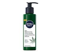 NIVEA MEN Sensitive Pro Ultra Calming Liquid Shaving Cream (200 ml), Shaving Cream Enriched with Hemp Seed Oil and Vitamin E for Stress-Minimisin