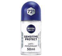 NIVEA MEN Sensitive Protect Antiperspirant Deodorant Pack of 6 (6 x 50 ml), Men's Deodorant with 0 Percent Alcohol, 48 Hour Antiperspirant f