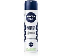 NIVEA MEN Sensitive Protect deodorant spray (150 ml), antiperspirant for sensitive skin, protects against underarm wetness for 48 hours without