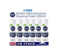 NIVEA MEN Sensitive Shaving Foam 200ml- Pack of 6