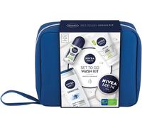 NIVEA MEN Set To Go Wash Kit Gift (5 Pieces), Men's Includes...