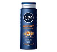 Nivea Men Shower gel for body, face and hair, bottle, sports (1 x 500 ml)