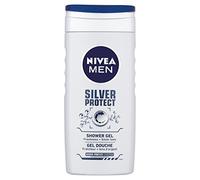NIVEA MEN Silver Protect Shower Gel Pack of 6 (6 x 250ml), Anti-Bacterial Body Wash with Silver Ions, All-in-1 Shower Gel for Men, Strong NIVEA MEN Shower Gel
