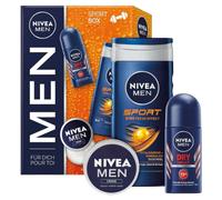 Nivea Men Sport Box Grooming & Body Care Gift Set - 3 pcs