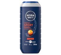 NIVEA MEN Sport Shower Gel Pack of 6 (6 x 250 ml), Anti - Bacterial Body...