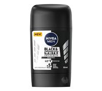 NIVEA Men stick deodorant antiperspirant Invisible Black & White Original, Pack of 2, 2 x 50 ml, 48H Protection