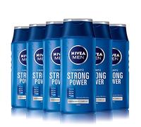 NIVEA MEN Strong Power Shampoo, 250ml, Pack of 6