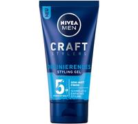 Nivea Men Craft Stylers Defining Styling Gel, Hair Gel with Semi-Matt Finish, Quick and Easy Hair Styling with Strong Hold, Pack of 1 (1 x 150 ml)