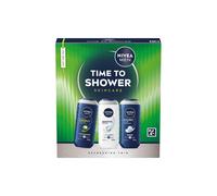 Nivea Men Time To Shower Gift Set | 3-Piece Full-Sized Shower Gel Trio