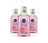 Nivea MicellAIR Organic Rose Water Make-up Remover & Cleanser 400ml (Pack of 3)