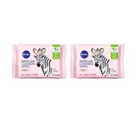 NIVEA MicellAIR SKIN BREATHE Biodegradable Make-Up Remover Wipes (25 Sheets), Makeup Remover Micellar Wipes, Biodegradable Wipes, Face Wipes Makeup R