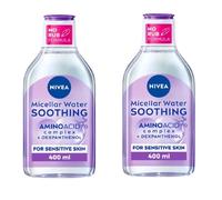 Nivea Micellar Sensitive Cleansing & Soothing Water 400ml / 13.53oz (2 Bottles)