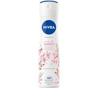 NIVEA Miracle Garden Deodorant Spray, Reliable Deodorant without Aluminium (ACH) with Cherry Blossom and Red Berry Fragrance, Deodorant with 48-Hour Protection and Gentle Formula (150 ml)