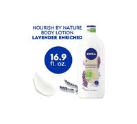 NIVEA Nourish by Nature Lavender Enriched Calming Body Lotion, 16.9 Fl Oz