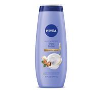 NIVEA Nourishing Shea Butter Body Wash with Nourishing Serum, Moisturizing Body Wash for Women, Enriched Provitamin B5 and Vitamin E, 20 Fl Oz Bottle