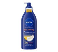 NIVEA Nourishing Skin Firming Body Lotion w/ Q10 and Vitamin C - 48 Hour Moisture for Dry to Very Dry Skin - 16.9 Fl. Oz. Pump Bottle