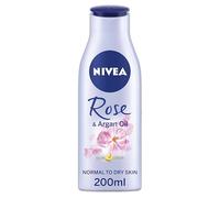 NIVEA Oil In Lotion Rose & Argan Oil 200ml, Replenishing Body Lotion with Rose Scent & Argan Oil, Intensive Moisturising Cream with Hydrating Formula