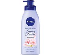 NIVEA Oil Infused Cherry Blossom and Jojoba Oil Body Lotion, 16.9 Fluid Ounce/500 ml